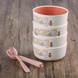 得力熊小號韓式雙色餐