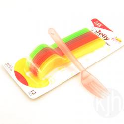 多彩喱叉，12支/板