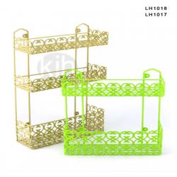 雕花方型二層、三層架