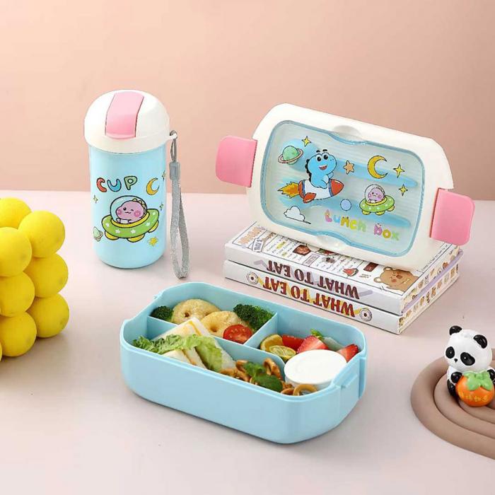 汽車(chē)卡通套裝飯盒(飯