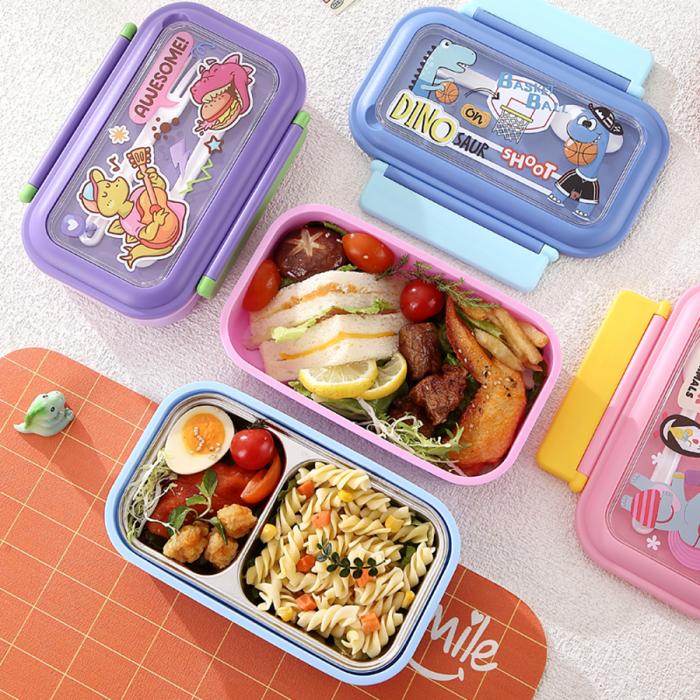 星樂(lè)卡通便當(dāng)盒PP款800ml/不銹鋼款500ml