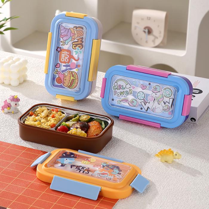 星樂(lè)卡通便當(dāng)盒PP款740ml/不銹鋼款500ml